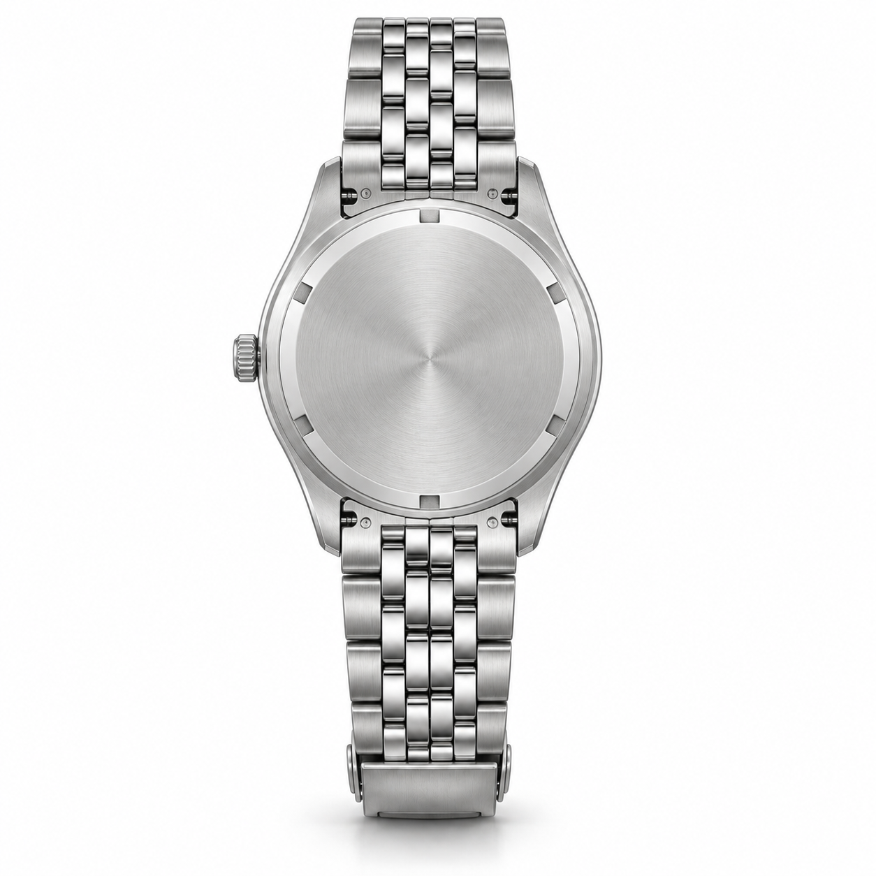 34mm シャンパン文字盤 ステンレス クオーツウォッチ W0915-02 裏面商品写真